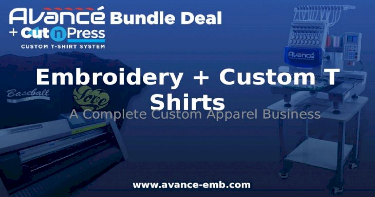 Embroidery Business Bundle - Custom T Shirts - [PPTX Powerpoint]