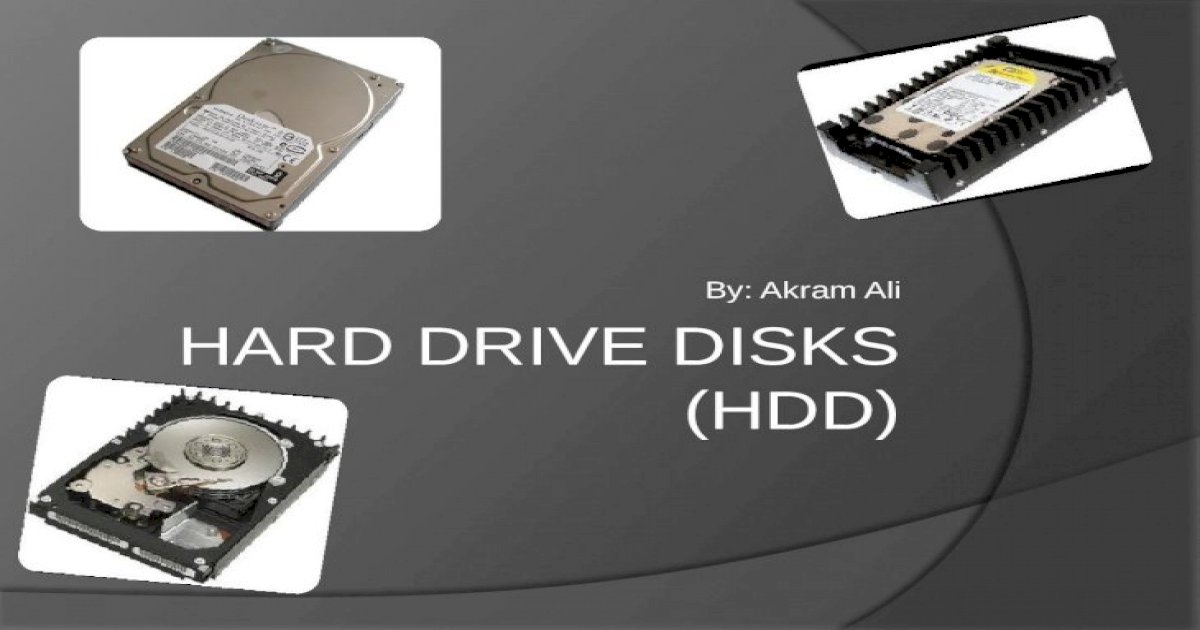 Hard Drive Disks (HDD) - [PPTX Powerpoint]