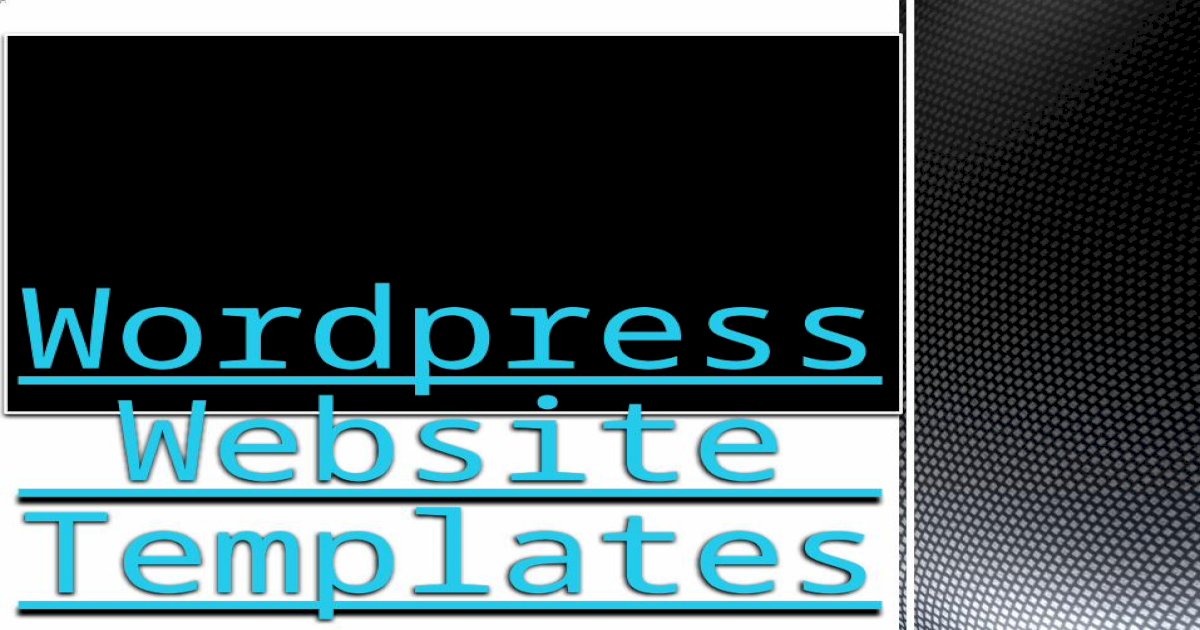 Wordpress Website Templates Pptx Powerpoint