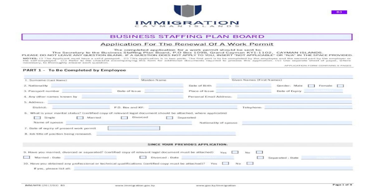 business staffing plan board cayman islands