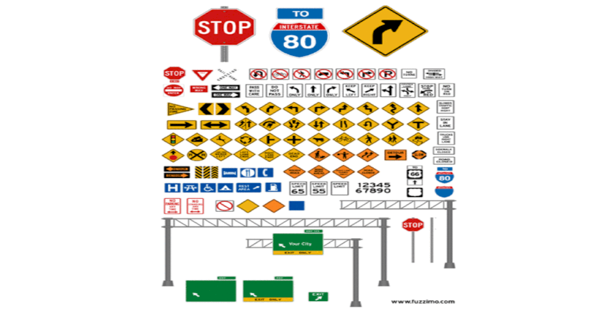 Three Types of Road Signs - [PPT Powerpoint]