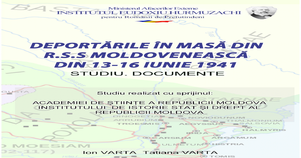 Deportarile In Masa Ion Varta Pdf Document