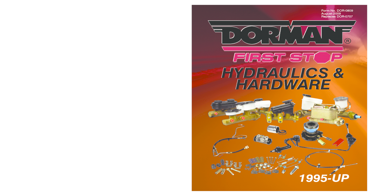 Dorman HW13518 Rear Disc Brake Hardware Kit