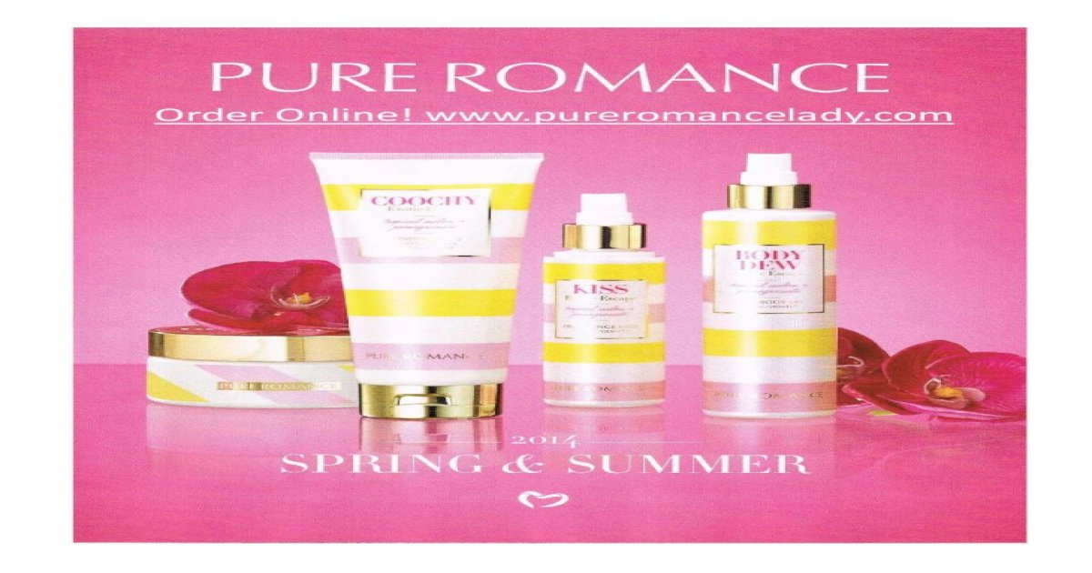 Pure Romance Spring Catalog 2014 [PDF Document]