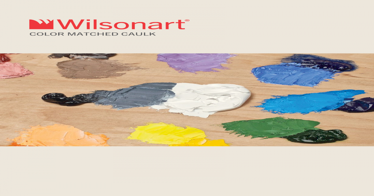Wilsonart Color Matched Caulk Chart