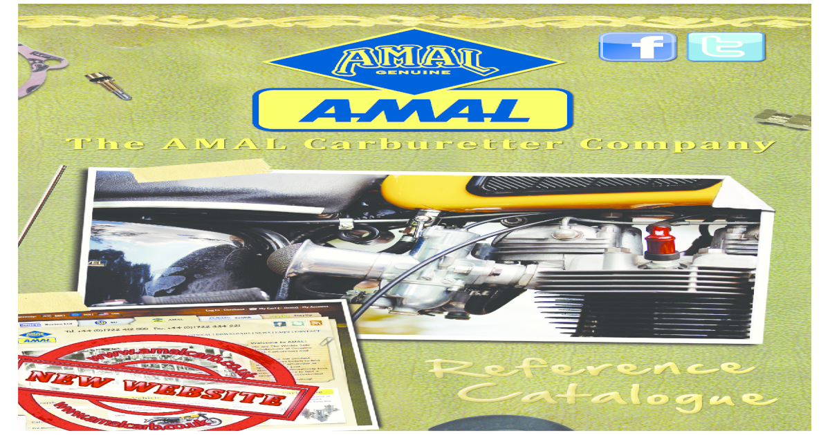 Genuine Amal Concentric MK1 MK2 Monoblock TT GP Size 190 Main Jet 376/100/190