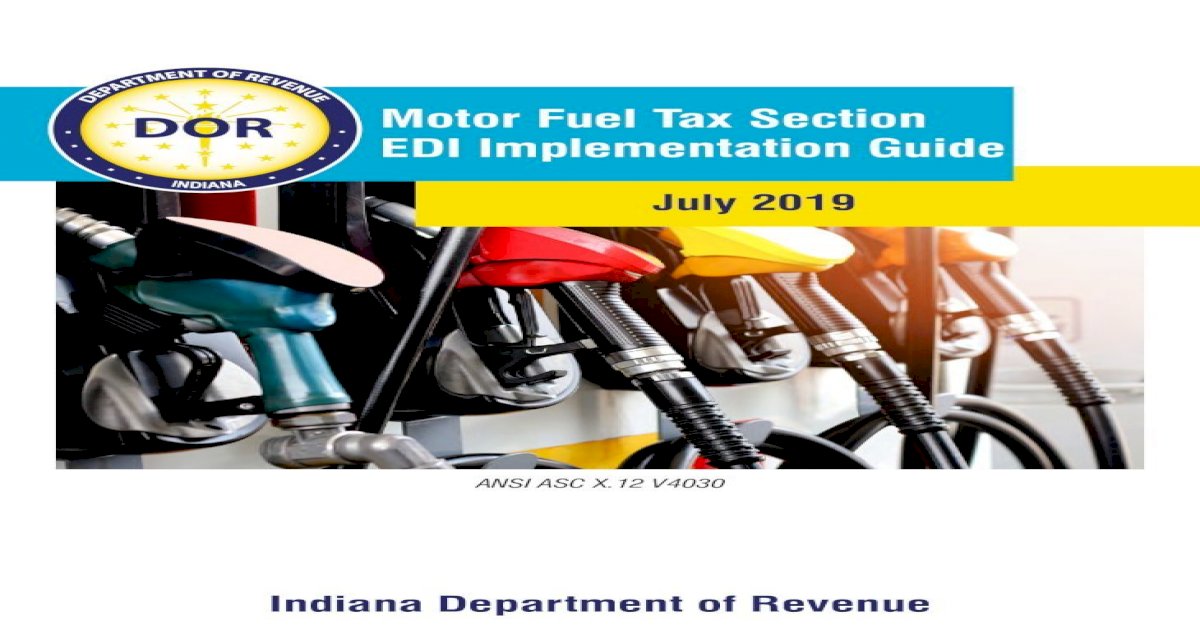 Motor Fuel Tax Section EDI Implementation Guide Pursuant